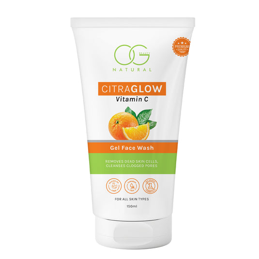 OG BEAUTY Natural Citraglow Vitamin C Gel Face Wash 150 Ml