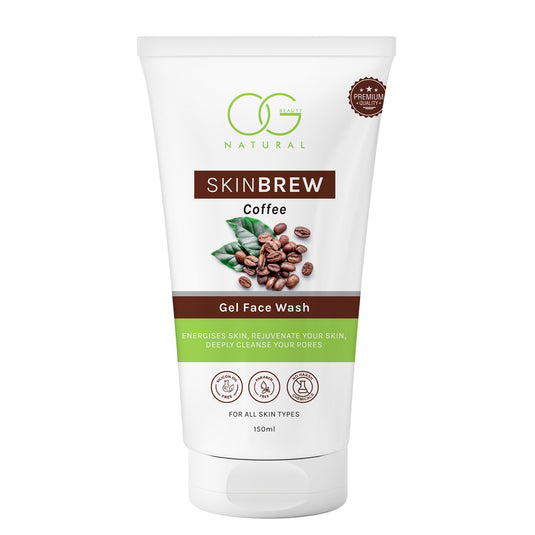 OG BEAUTY Natural Skinbrew Coffee Gel Face Wash 150 ML