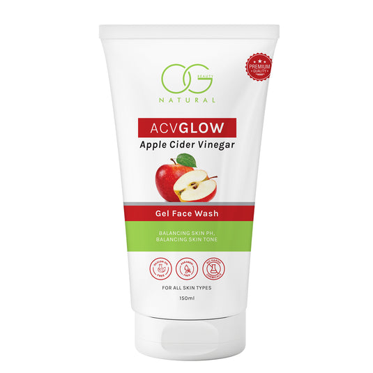 OG BEAUTY NATURAL ACVGLOW Apple Cider Vinegar Gel Face Wash