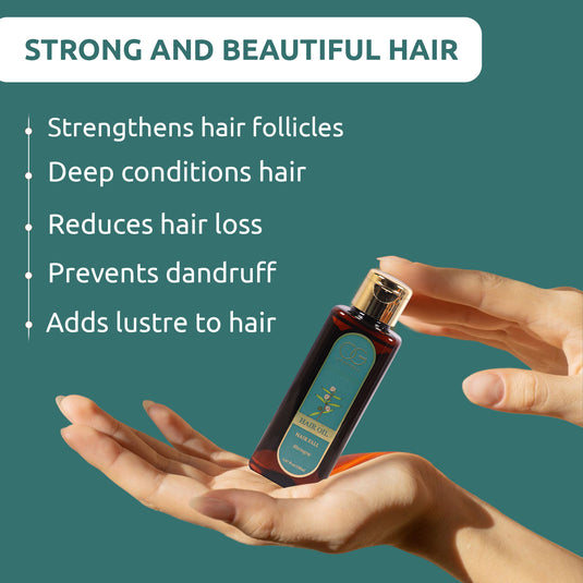 OG BEAUTY Ayurveda Hair Fall Control Hair Oil 150 ML - Natural Ayurvedic Solution for Stronger, Healthier Hair