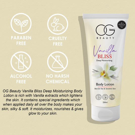 OG BEAUTY Vanilla Bliss Body lotion 250 ML