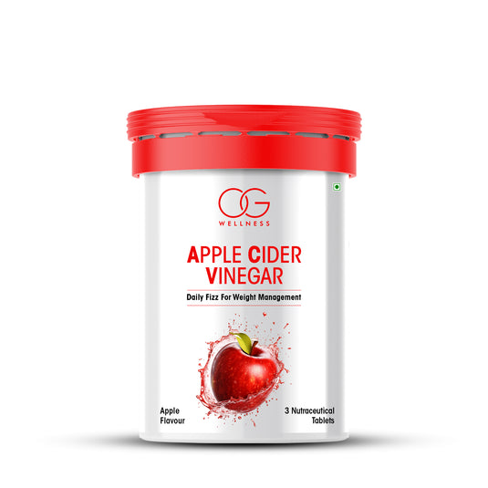 Free Og Wellness ACV Effervescent Tablets Red Apple 3N