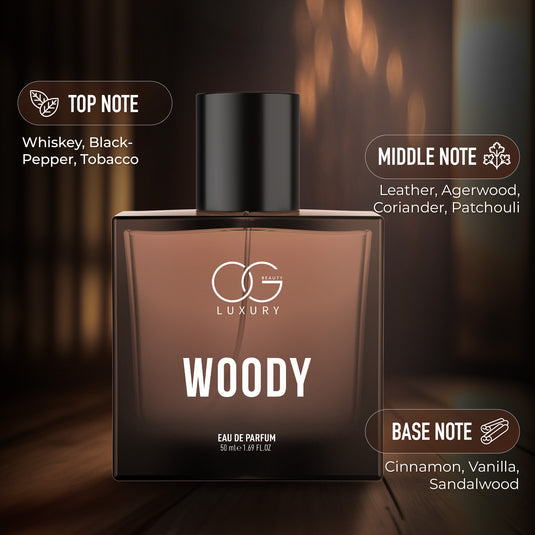 OG BEAUTY Luxury Eau De Parfum Woody, 50 Ml