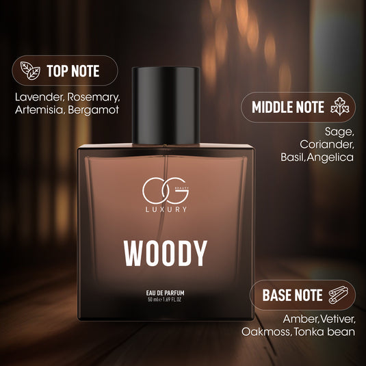 OG BEAUTY Luxury Eau De Parfum Woody, 50 Ml