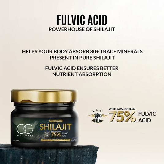 OG Wellness Pure Himalayan Shilajit | Guaranteed 75% Fulvic Acid - 20G