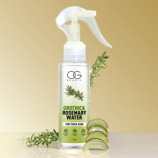 OG BEAUTY GroThick Rosemary Water - Hair Growth & Thickening Spray - 100ml