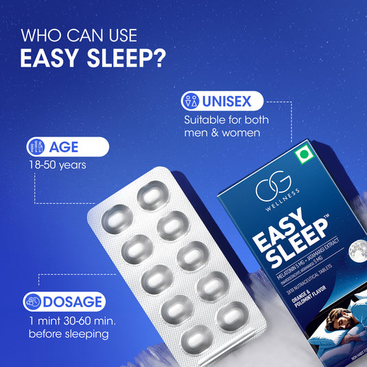 OG WELLNESS Easy Sleep Chewing Mints - 30 Units