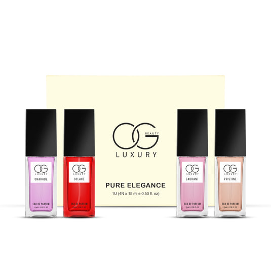 OG BEAUTY Luxury Fragrances Gift Set Pack of 4, 15ml Each