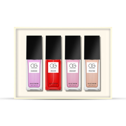 OG BEAUTY Luxury Fragrances Gift Set Pack of 4, 15ml Each