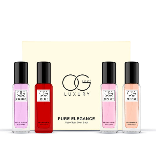 OG BEAUTY Luxury Fragrances Gift Set Pack of 4, 20ml Each