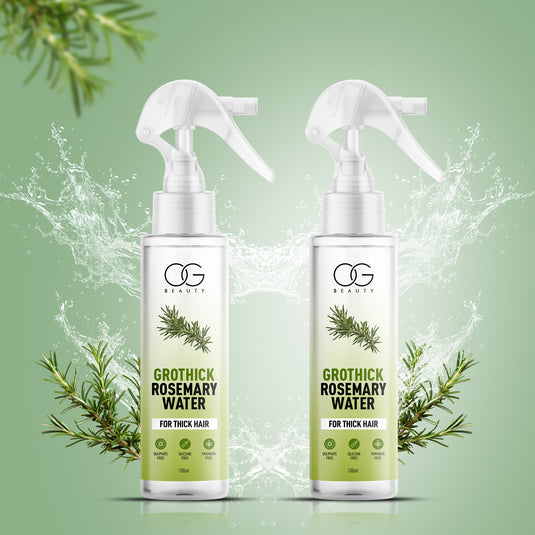 OG BEAUTY GroThick Rosemary Water - Hair Growth & Thickening Spray - 100ml