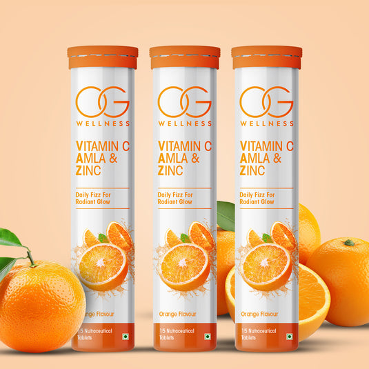 OG Wellness Vitamin C, Amla & Zinc Effervescent Tablets