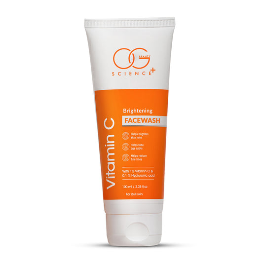 OG BEAUTY SCIENCE+ Vitamin C - Radiant Skin with Advanced Antioxidant Formula for Daily Use Face Wash (100 ml)