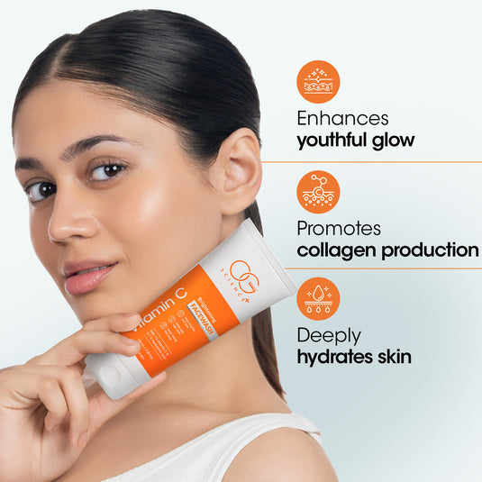 OG BEAUTY SCIENCE+ Vitamin C - Radiant Skin with Advanced Antioxidant Formula for Daily Use Face Wash (100 ml)